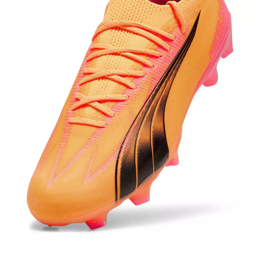 Puma Ultra Ultimate FG AG Football Boots - Sun Stream Black Sunset Glow