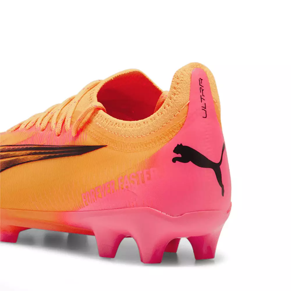 Puma Ultra Ultimate FG AG Football Boots - Sun Stream Black Sunset Glow