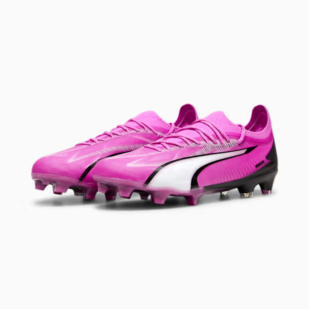 Puma Ultra Ultimate FG/AG Football Boots - Poison Pink/Black/White