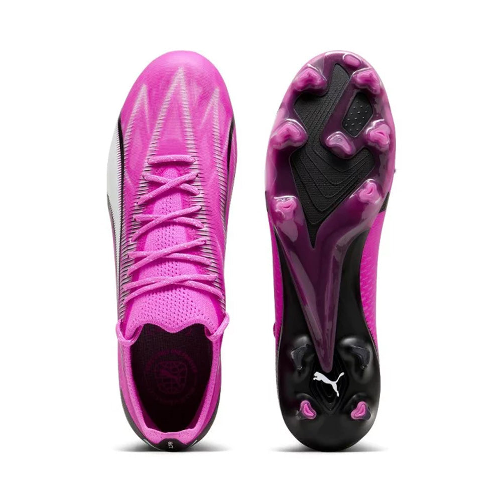 Puma Ultra Ultimate FG/AG Football Boots - Poison Pink/Black/White