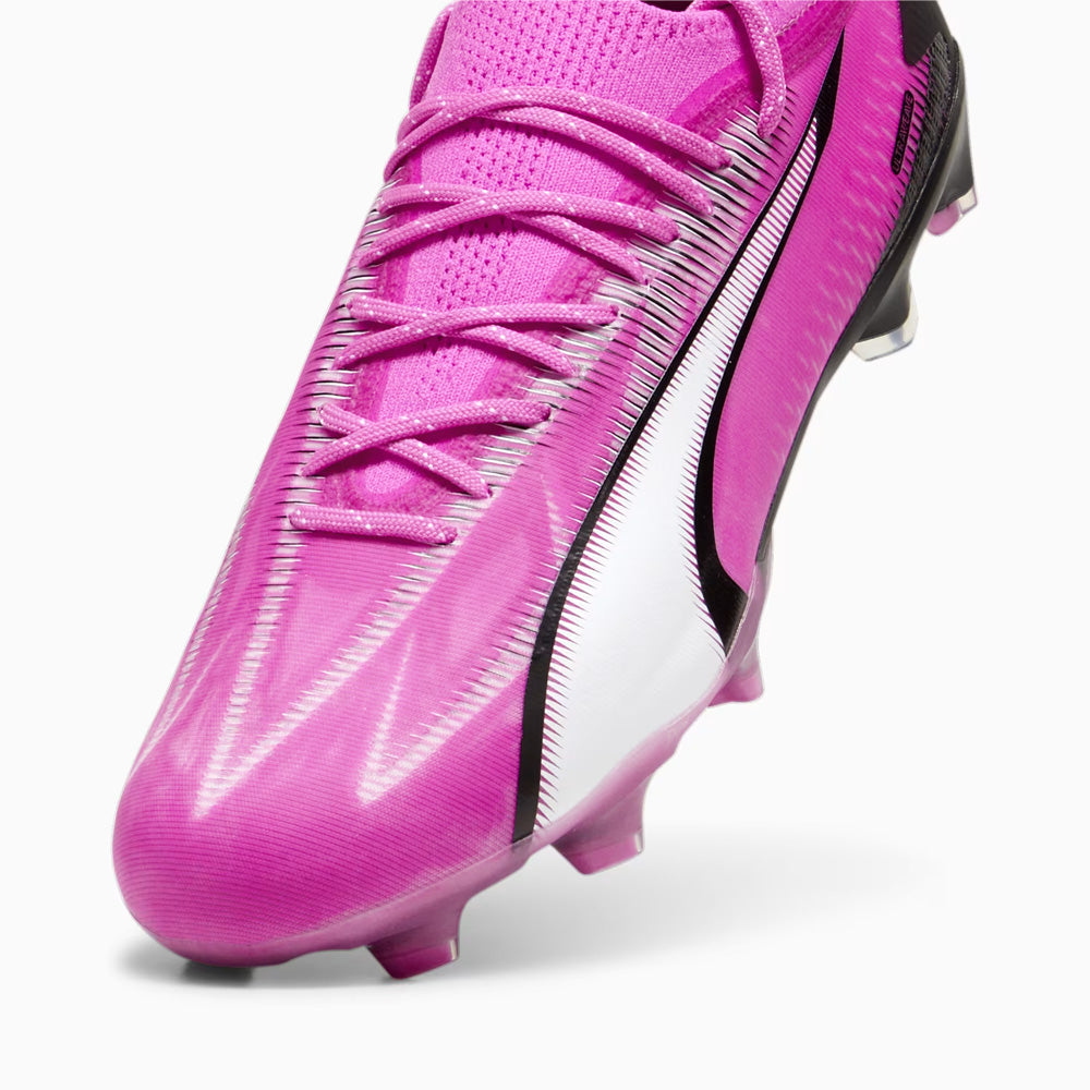 Puma Ultra Ultimate FG/AG Football Boots - Poison Pink/Black/White