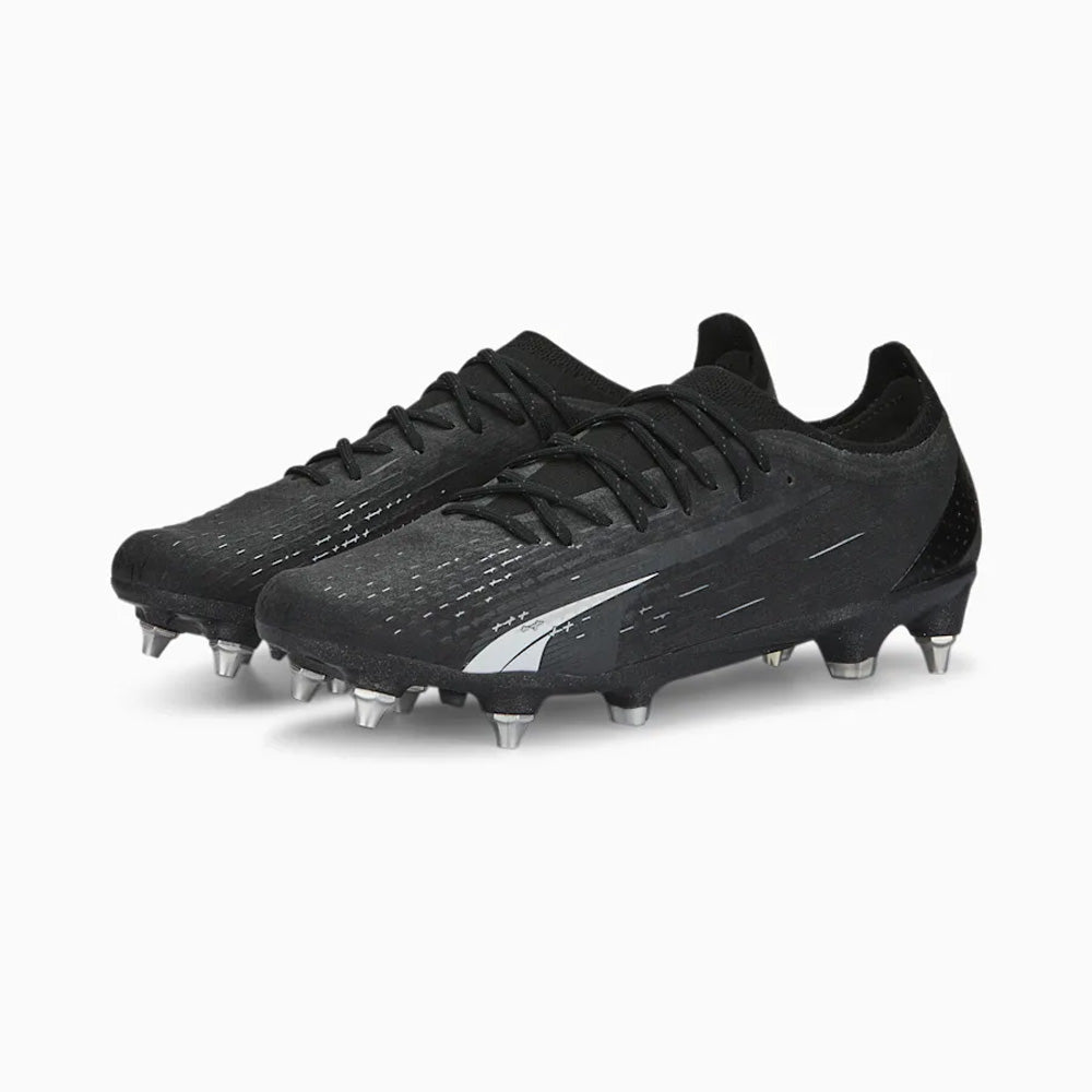 Puma Ultra Ultimate SG Football Boots - Black/White