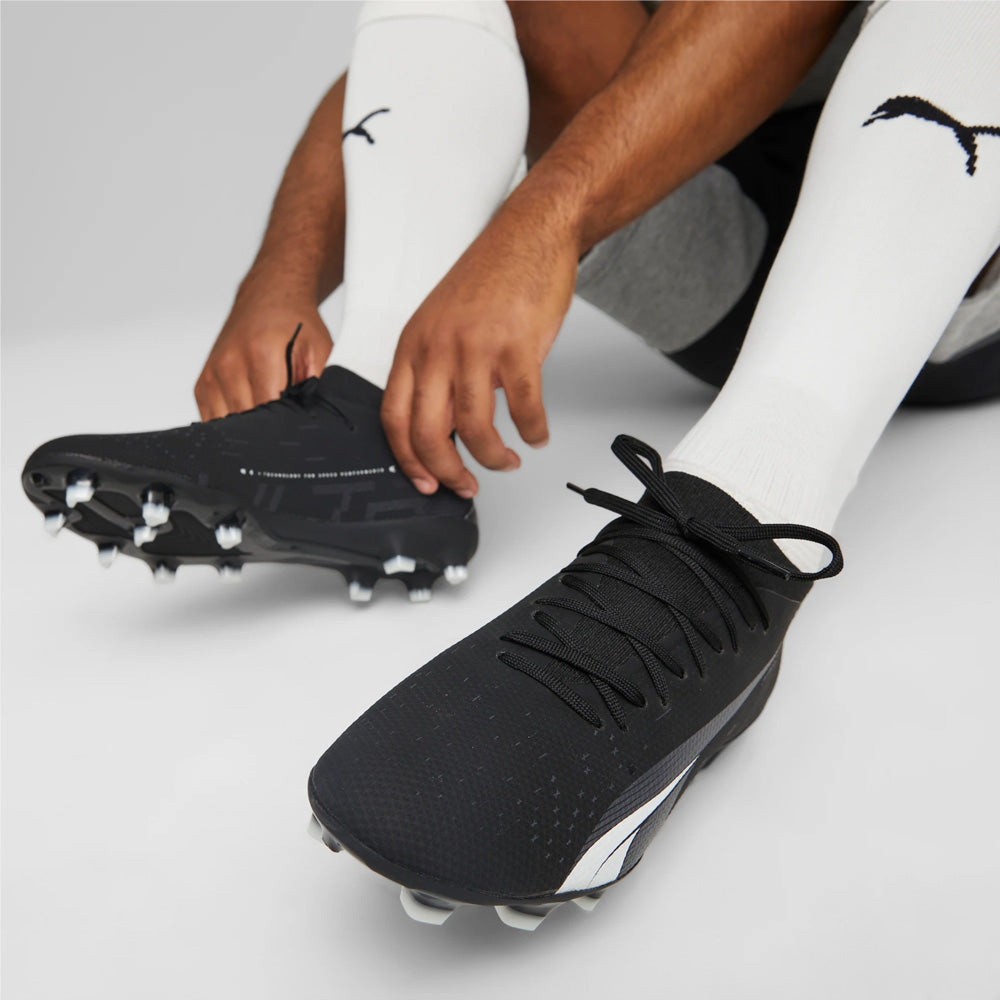 Puma Ultra Ultimate Soccer Cleats - Black/White