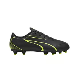 Puma Vitoria Junior Football Boots Black Electric Lime