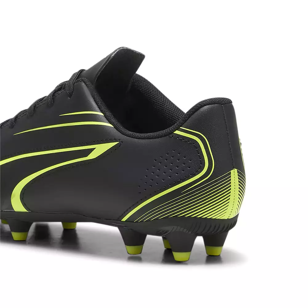 Puma Vitoria Junior Football Boots Black Electric Lime