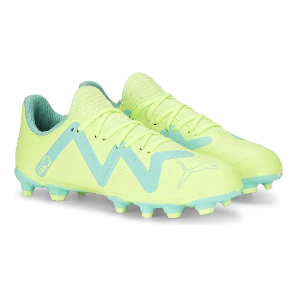 Puma Youth Football Boots - Future Play FG/AG - Yellow/Blue