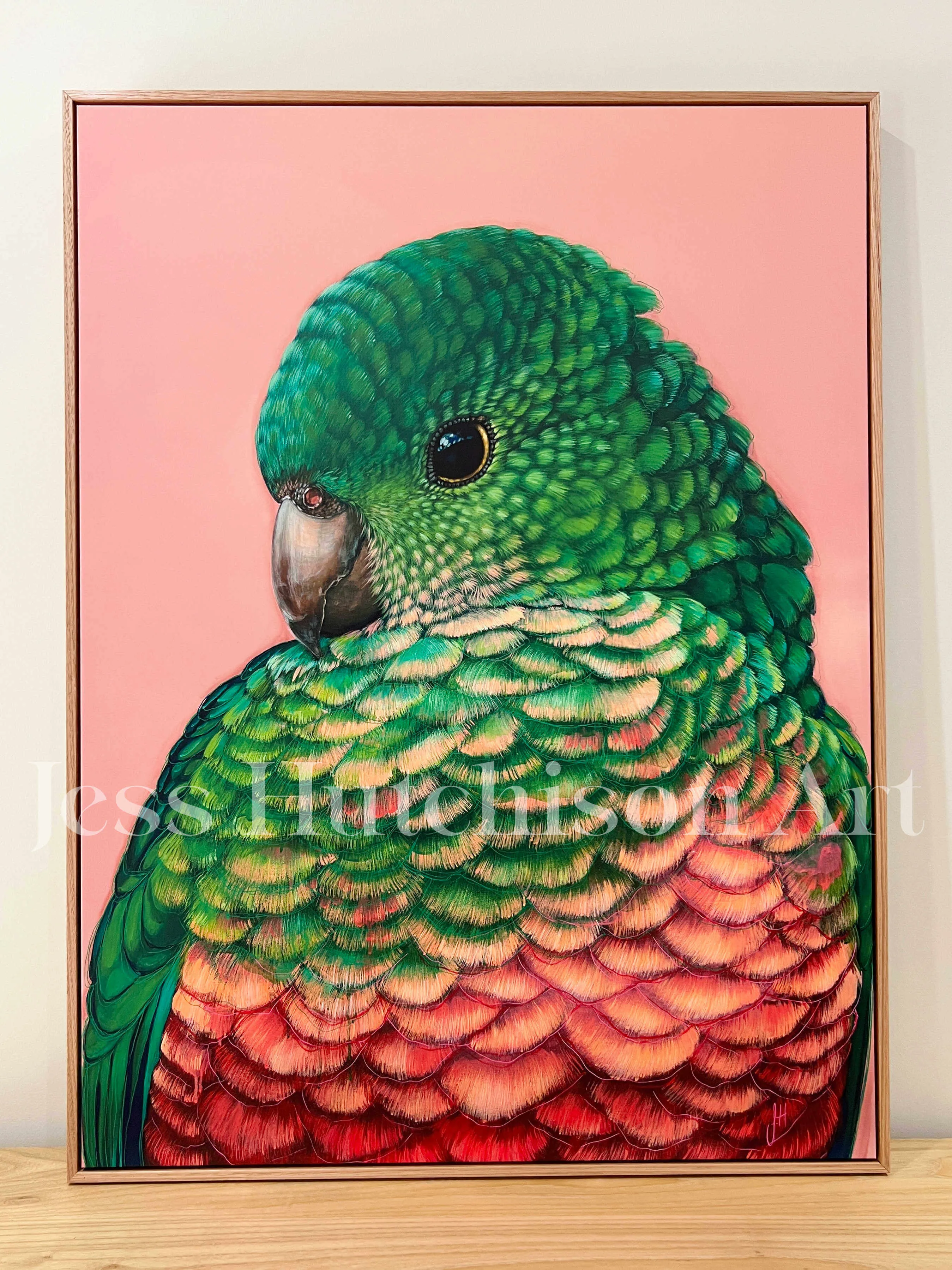 Queenie King Parrot Canvas Print