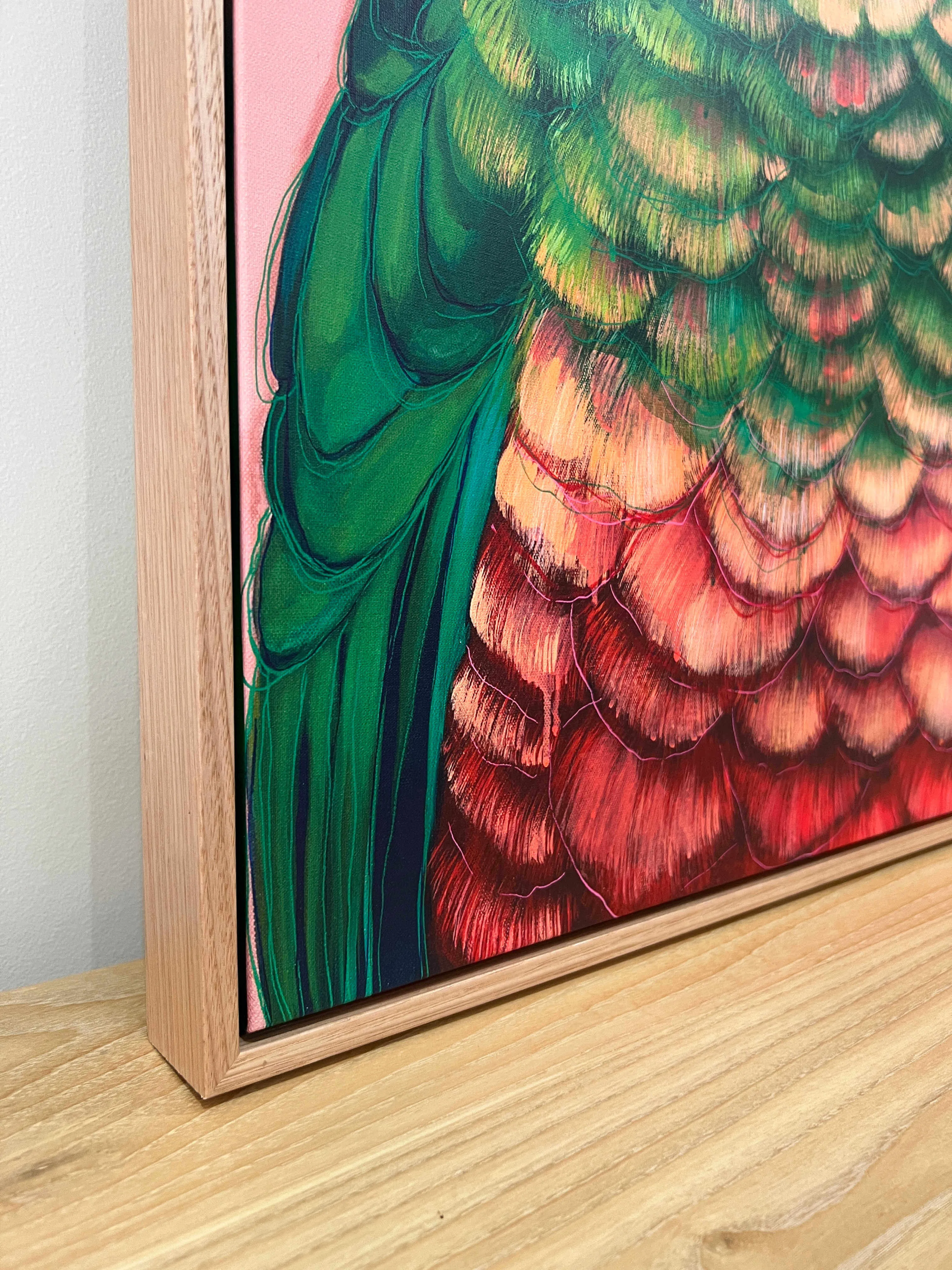 Queenie King Parrot Canvas Print