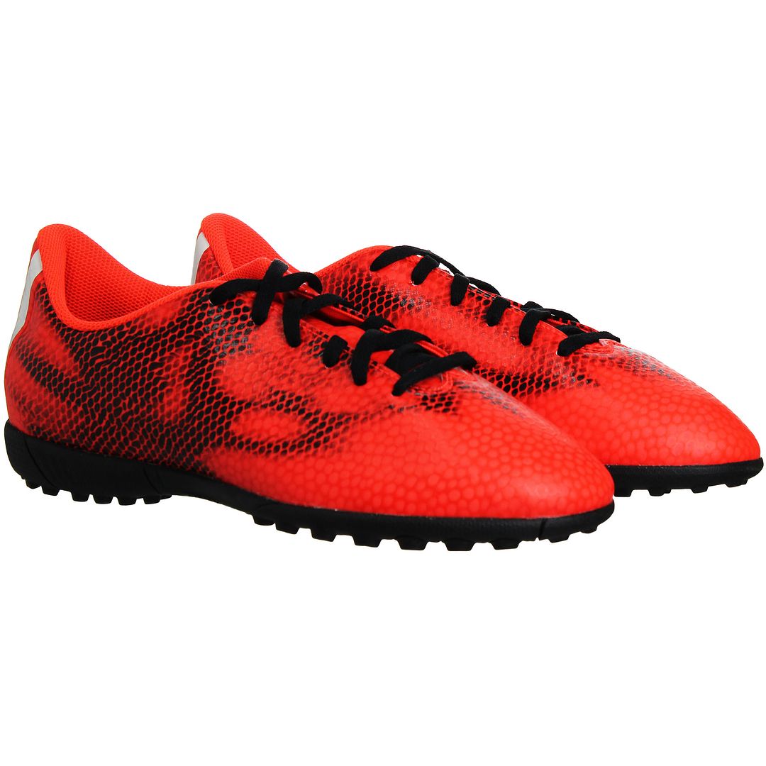 Red Adidas F5 Football Boots for Kids