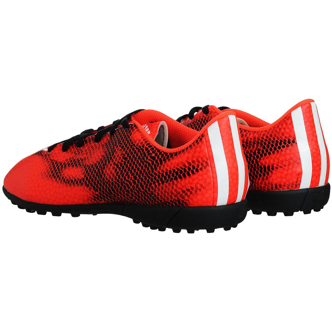 Red Adidas F5 Football Boots for Kids