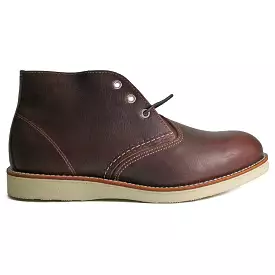 Red Wing men's boots - chukka style, casual lace-up ankle boots made of full-grain leather in size UK 9.