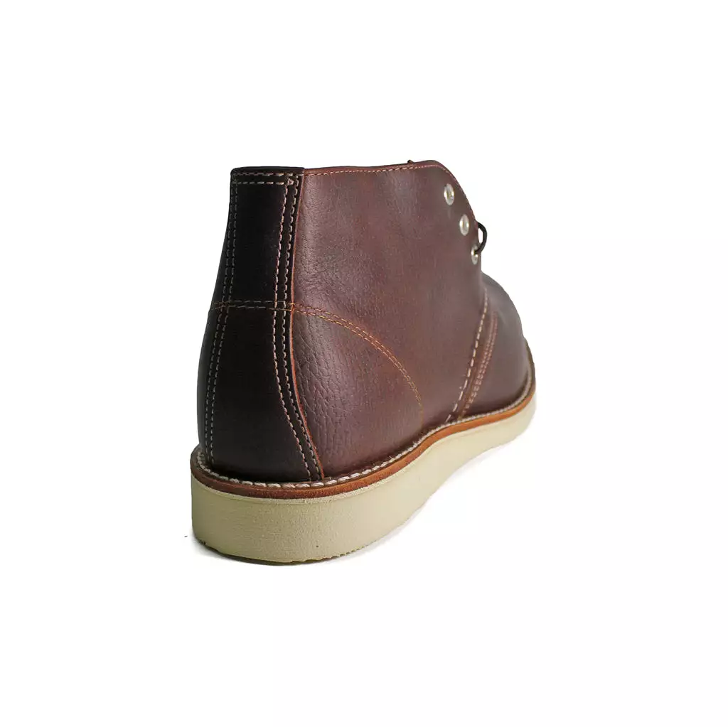 Red Wing men's boots - chukka style, casual lace-up ankle boots made of full-grain leather in size UK 9.