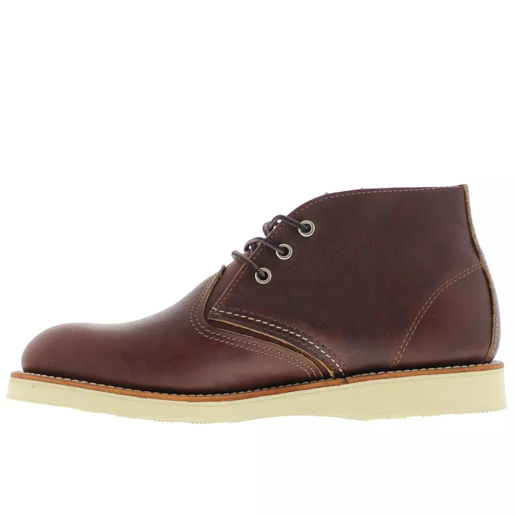 Red Wing Men's Boots - Classic Chukka 3141 | Lace-Up Outdoor Leather | UK 8.5