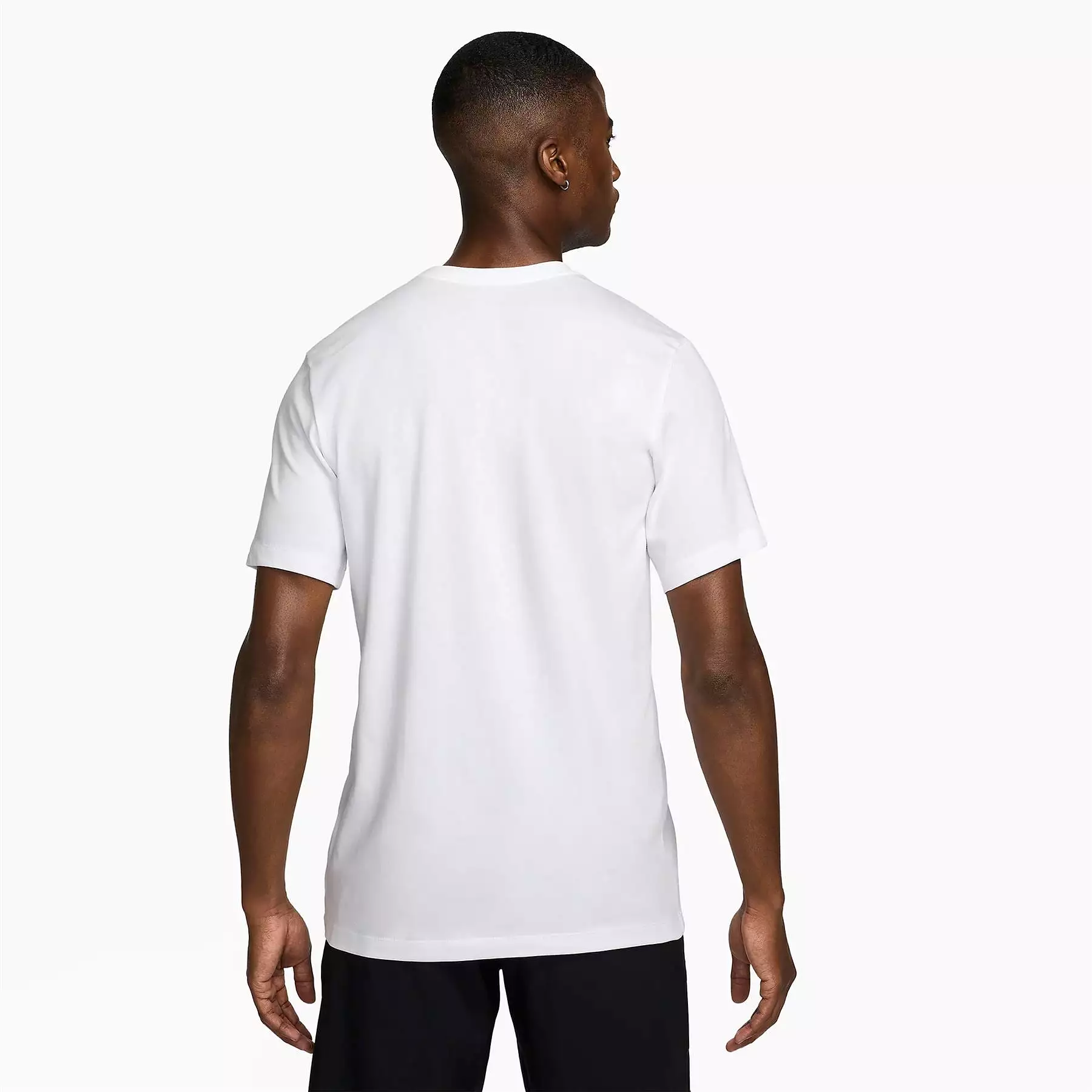 Relaxed Fit Cotton T-Shirt with Graphic Print - White