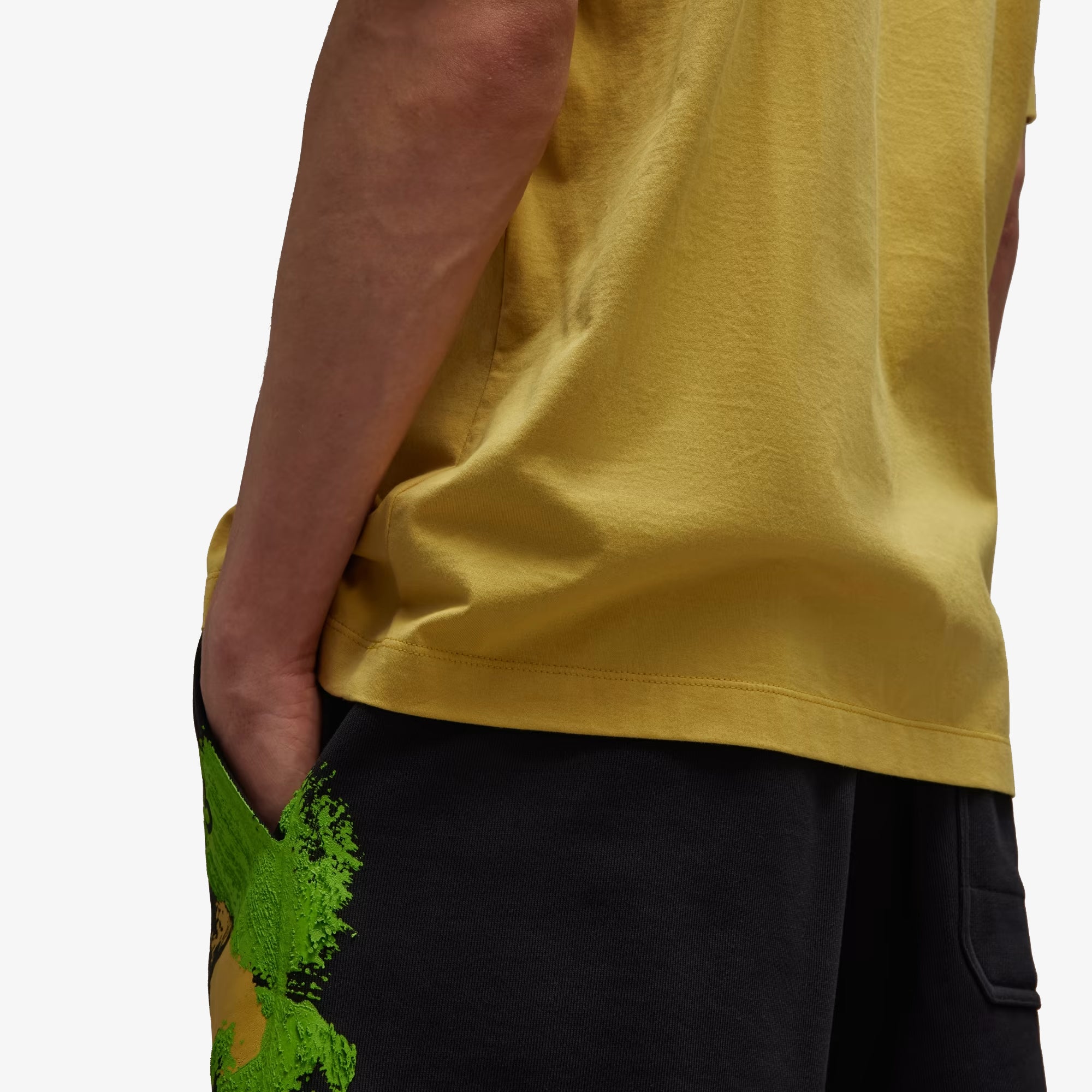 Relaxing Short Sleeve T-Shirt in Blanch Yellow - Available Now