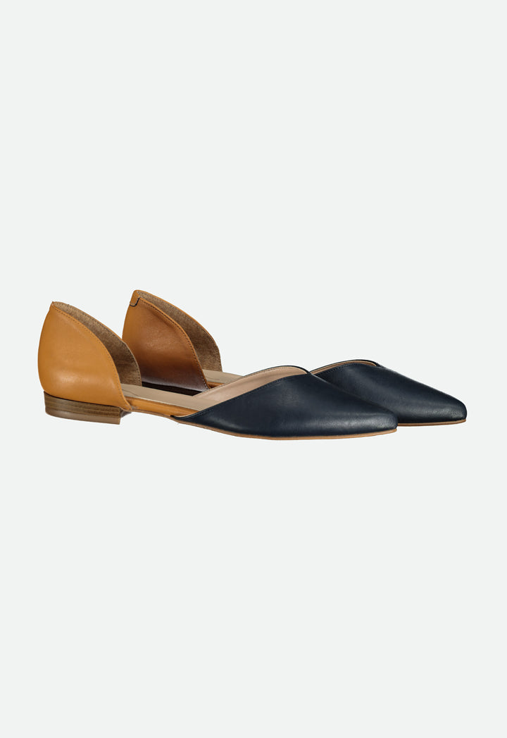 Results: Stylish Open-Toed Flats with Pointed Design