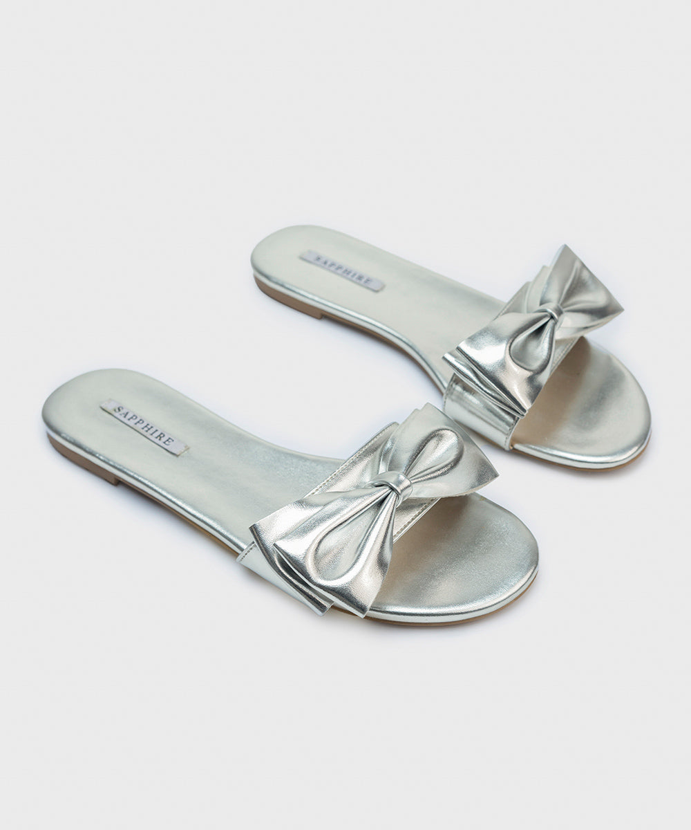 Silver flats for women