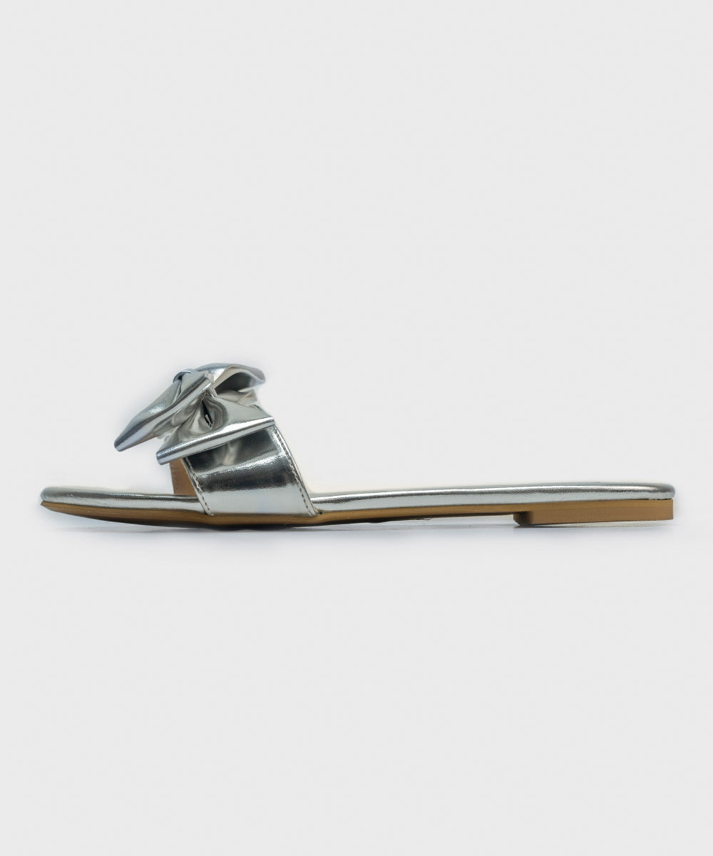 Silver flats for women