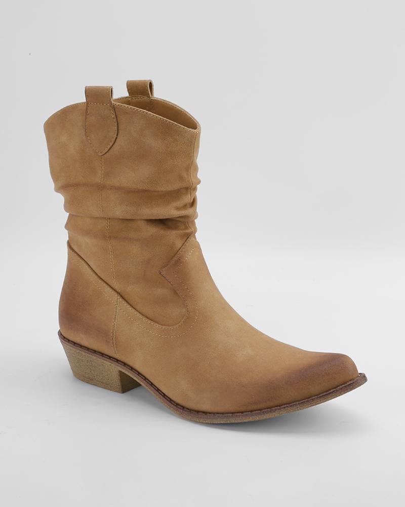 Solid Color Zipper Ankle Boots - Daily Wear