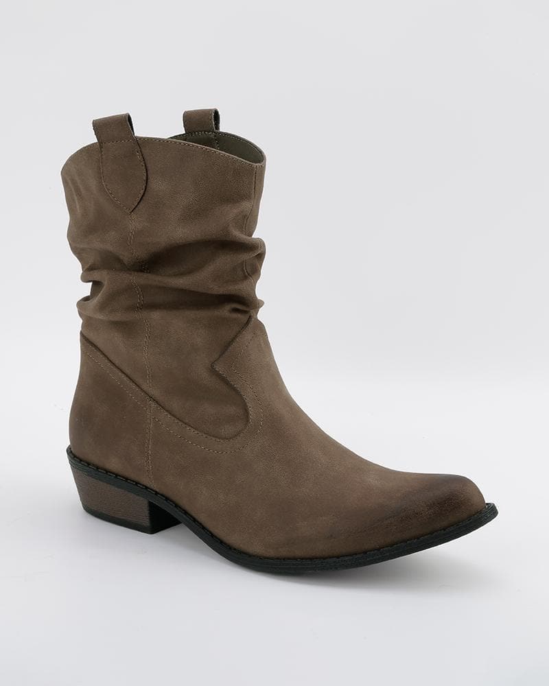 Solid Color Zipper Ankle Boots - Daily Wear