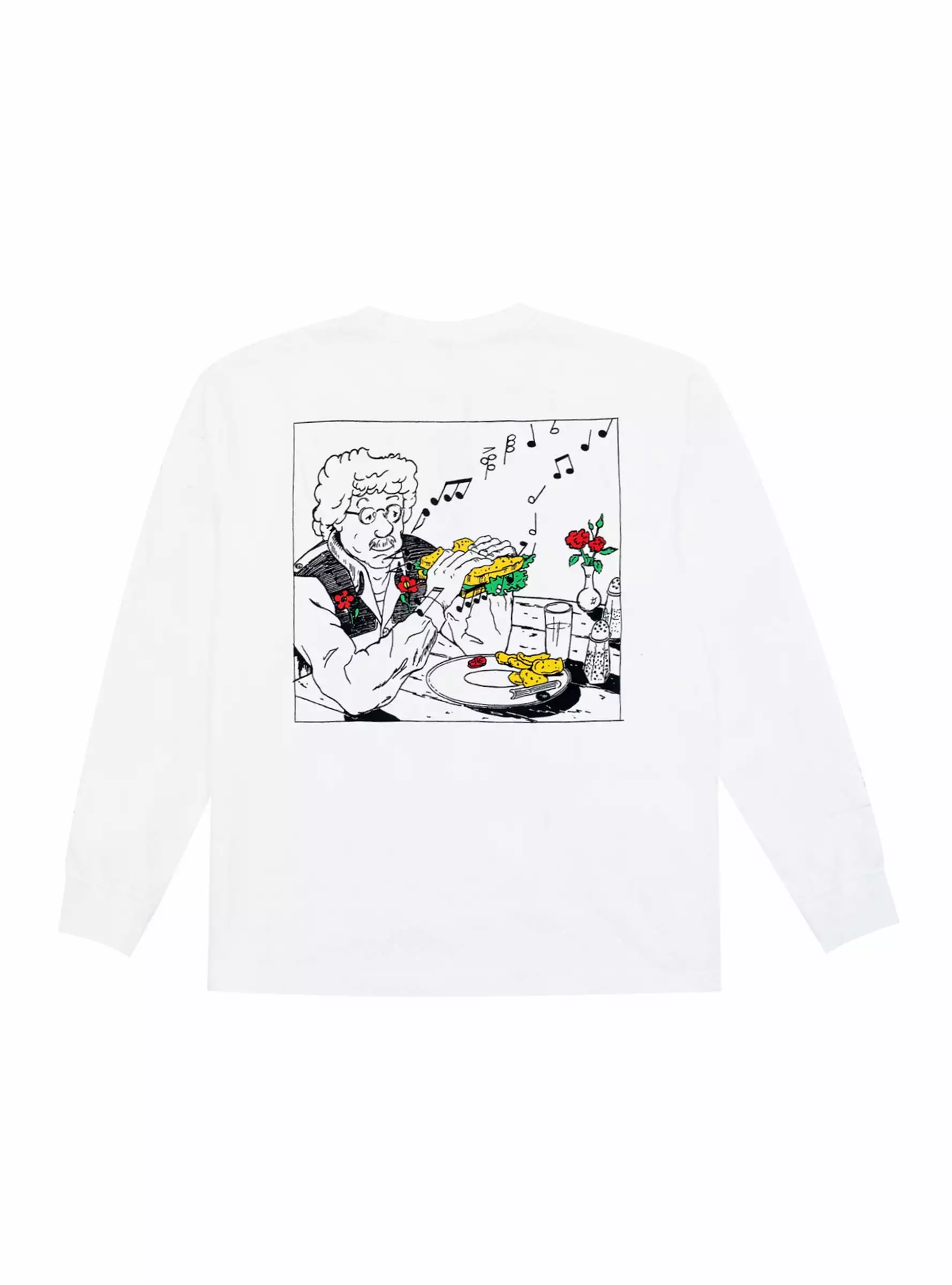 Sonata Long Sleeve Tee White