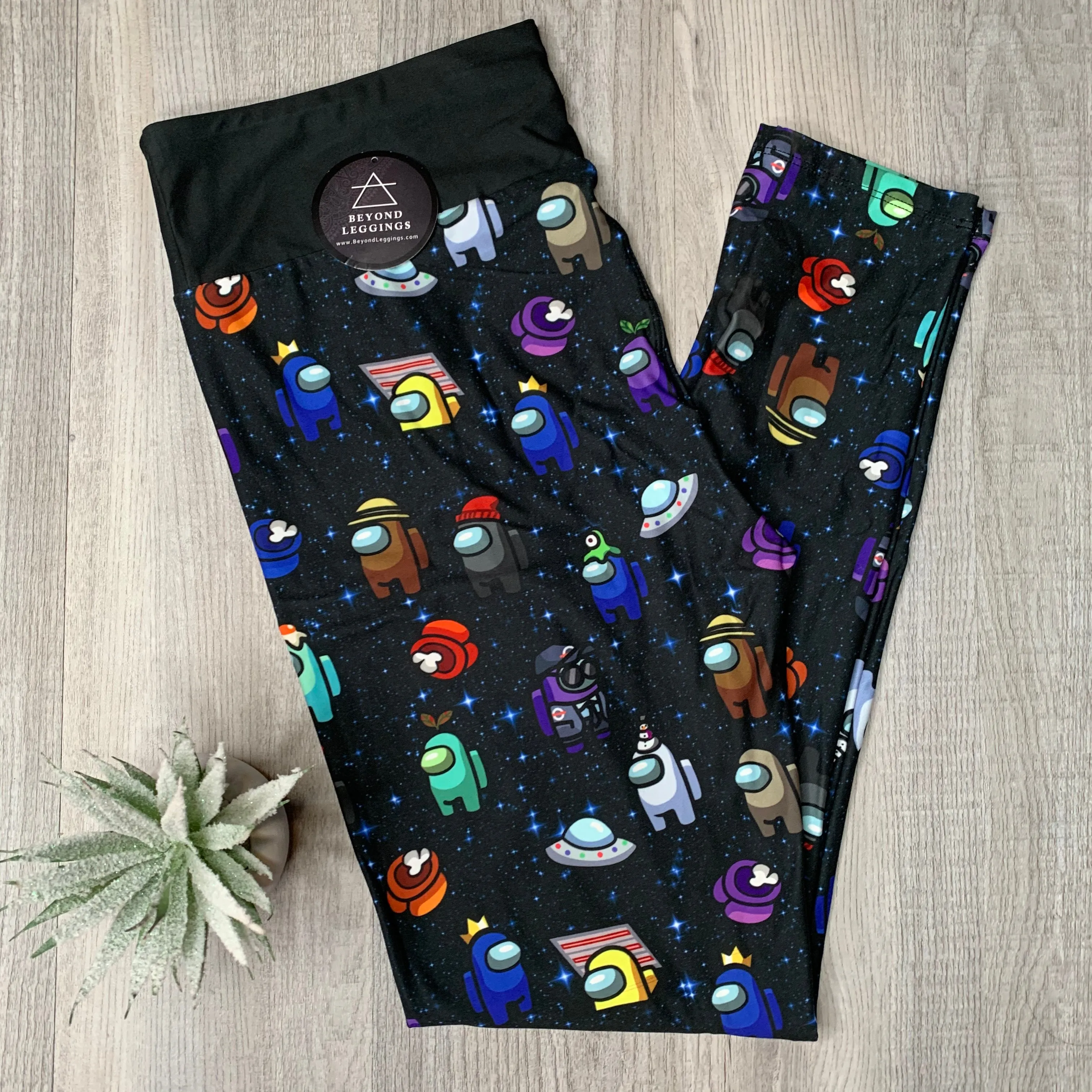 Galaxy Print Stretch Leggings