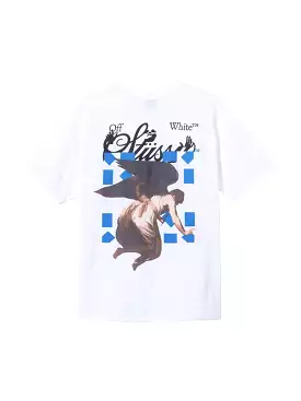 Stussy Virgil Abloh World Tour Collection White T-Shirt