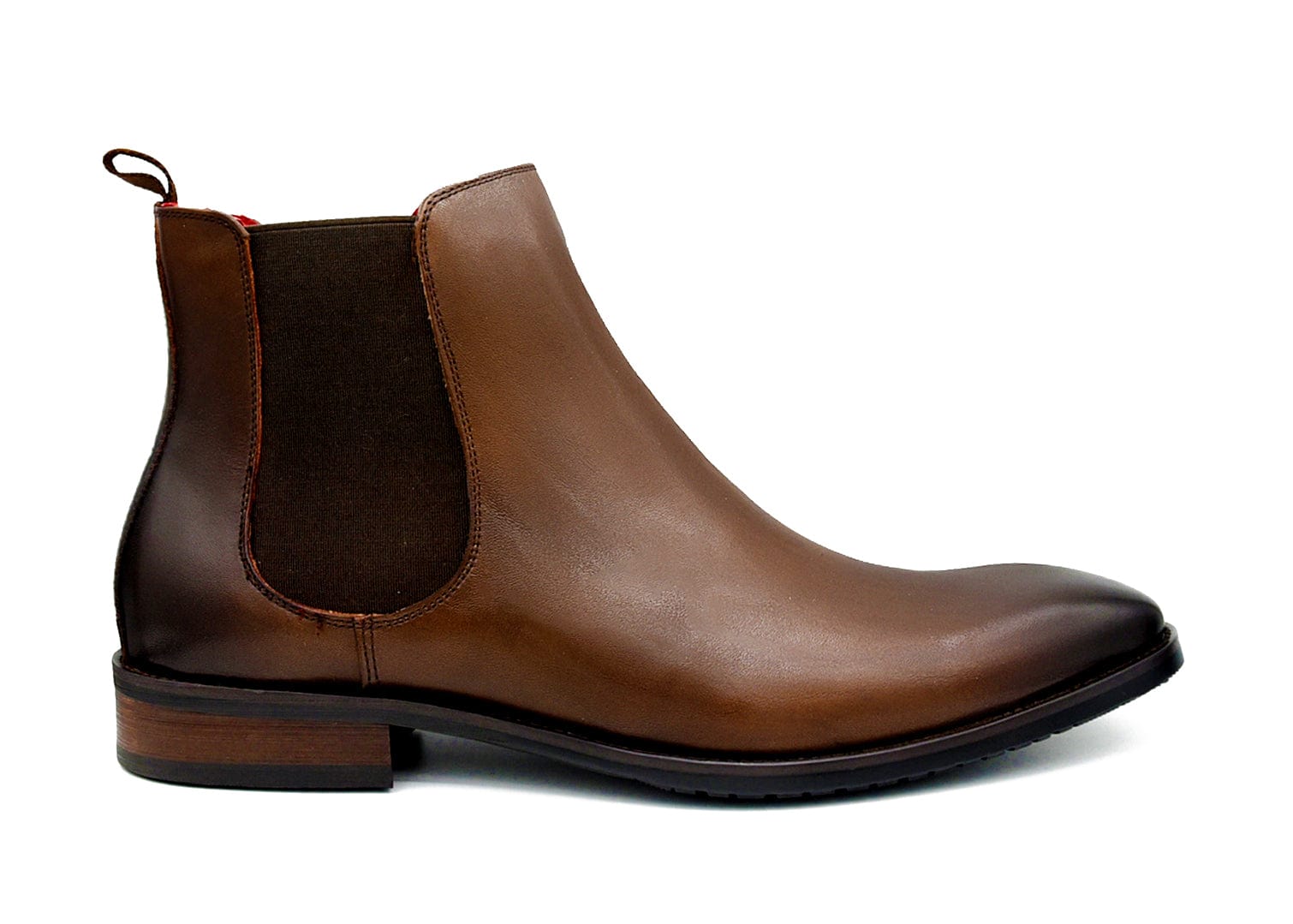 Stylish Tan Chelsea Boots - CARDIZ