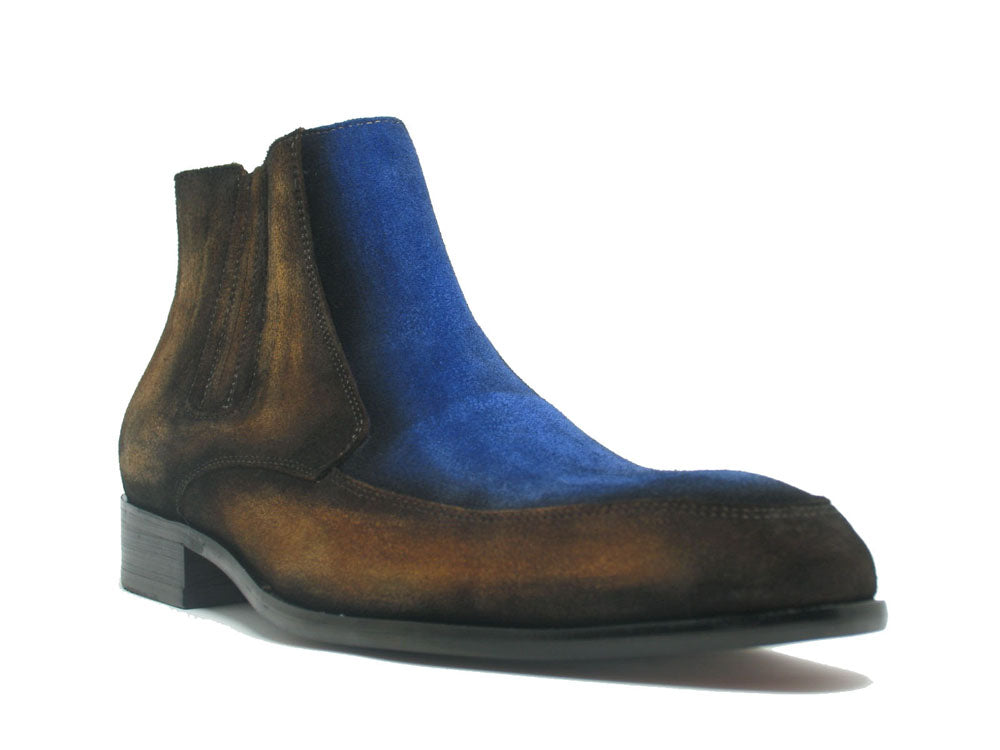 Suede Chelsea Boots - Two Tone