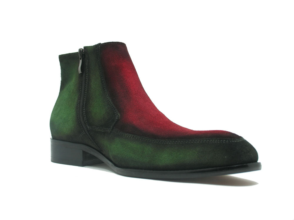 Suede Chelsea Boots - Two Tone