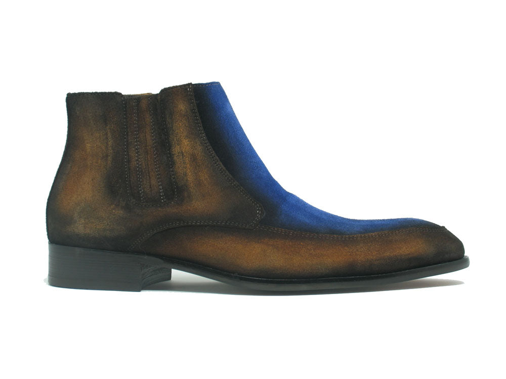 Suede Chelsea Boots - Two Tone