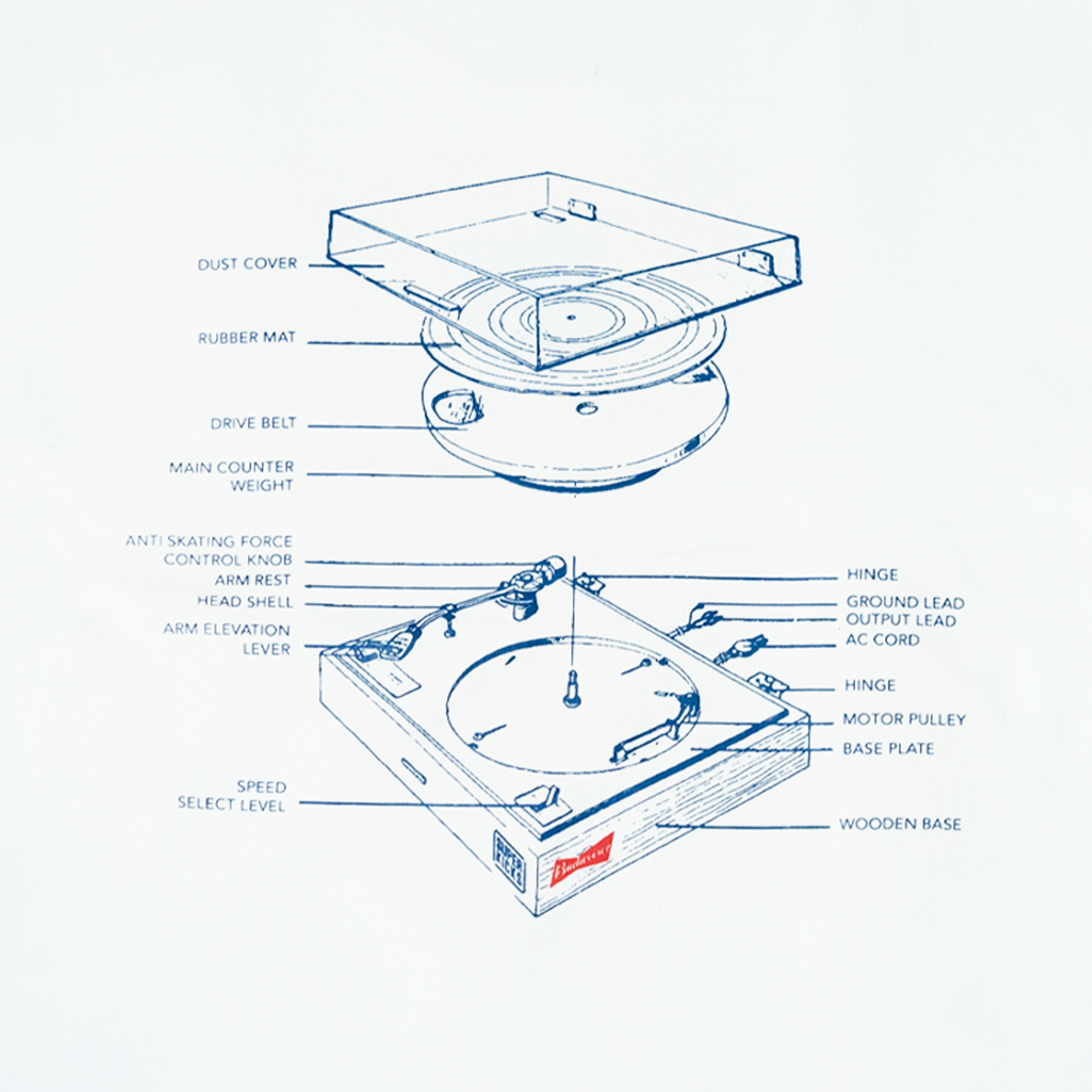 Superkicks Budweiser Blueprint Tee