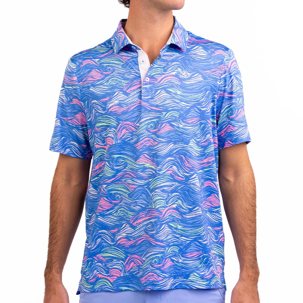 Surf-Inspired Polo Shirt