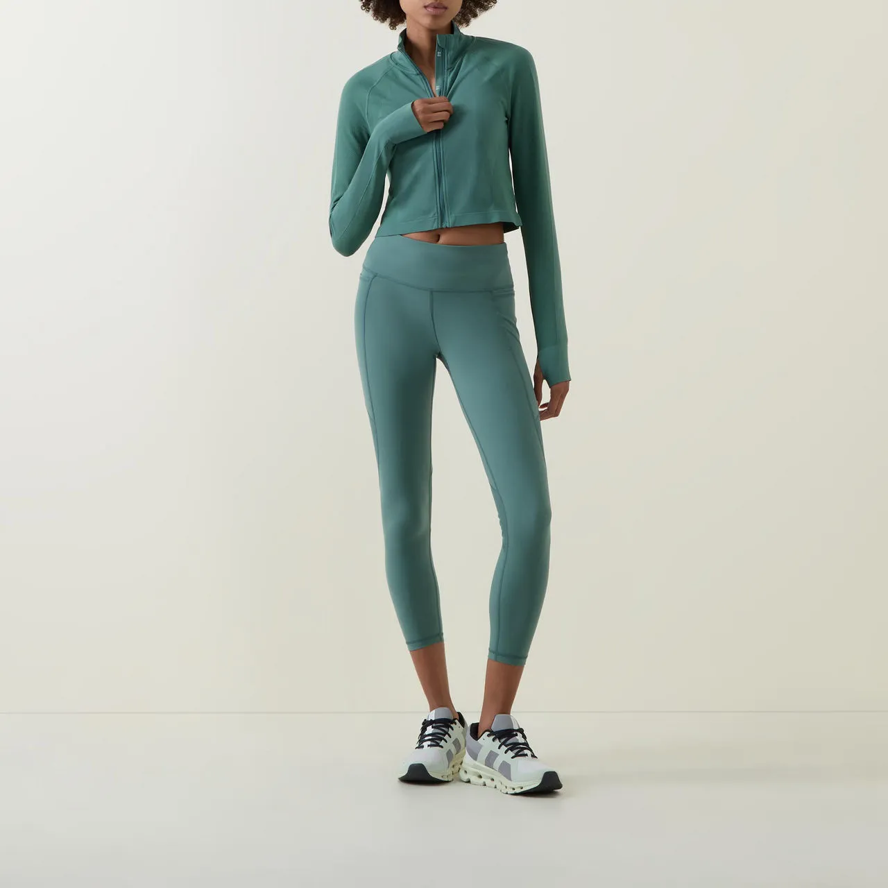 Sweaty Betty Power Aerial Mesh 7 8 Gym Leggings Green