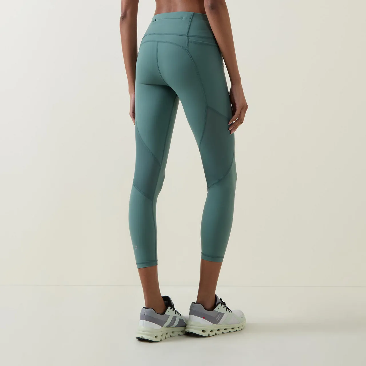 Sweaty Betty Power Aerial Mesh 7 8 Gym Leggings Green