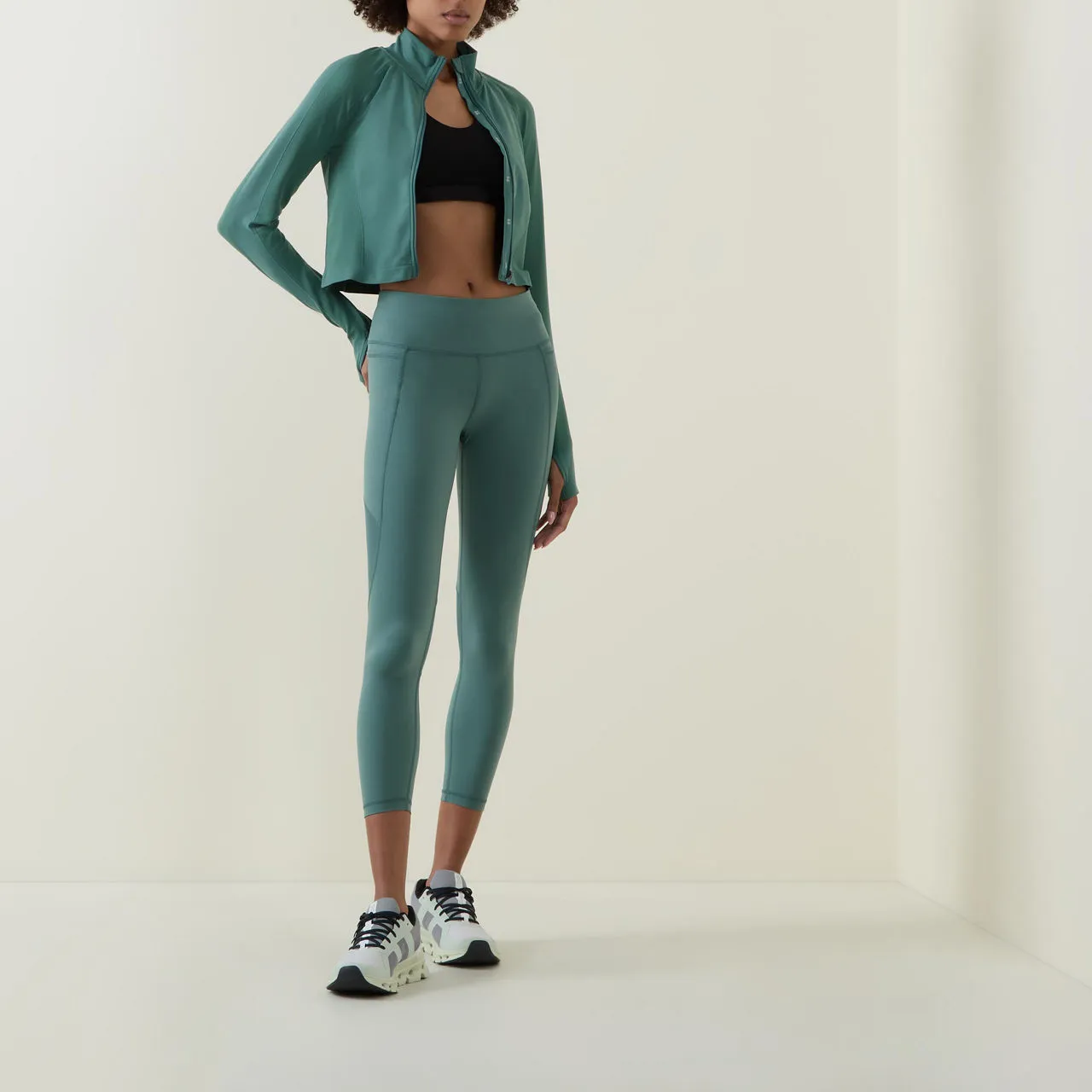 Sweaty Betty Power Aerial Mesh 7 8 Gym Leggings Green