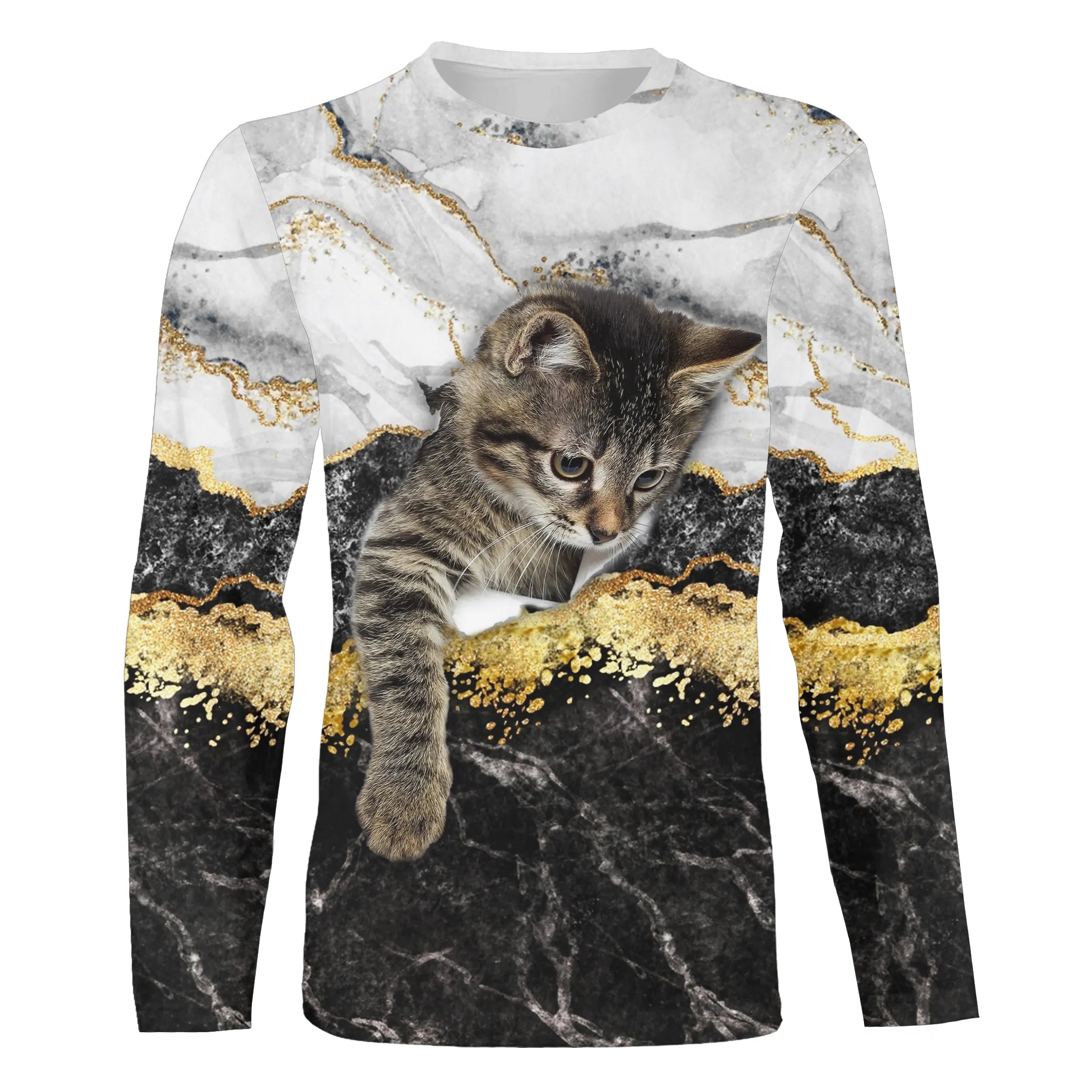 T-shirt Femme Graphic Chat 3D Imprimer Style Quotidien Fin Semaine Rétro Vintage - CT16012320