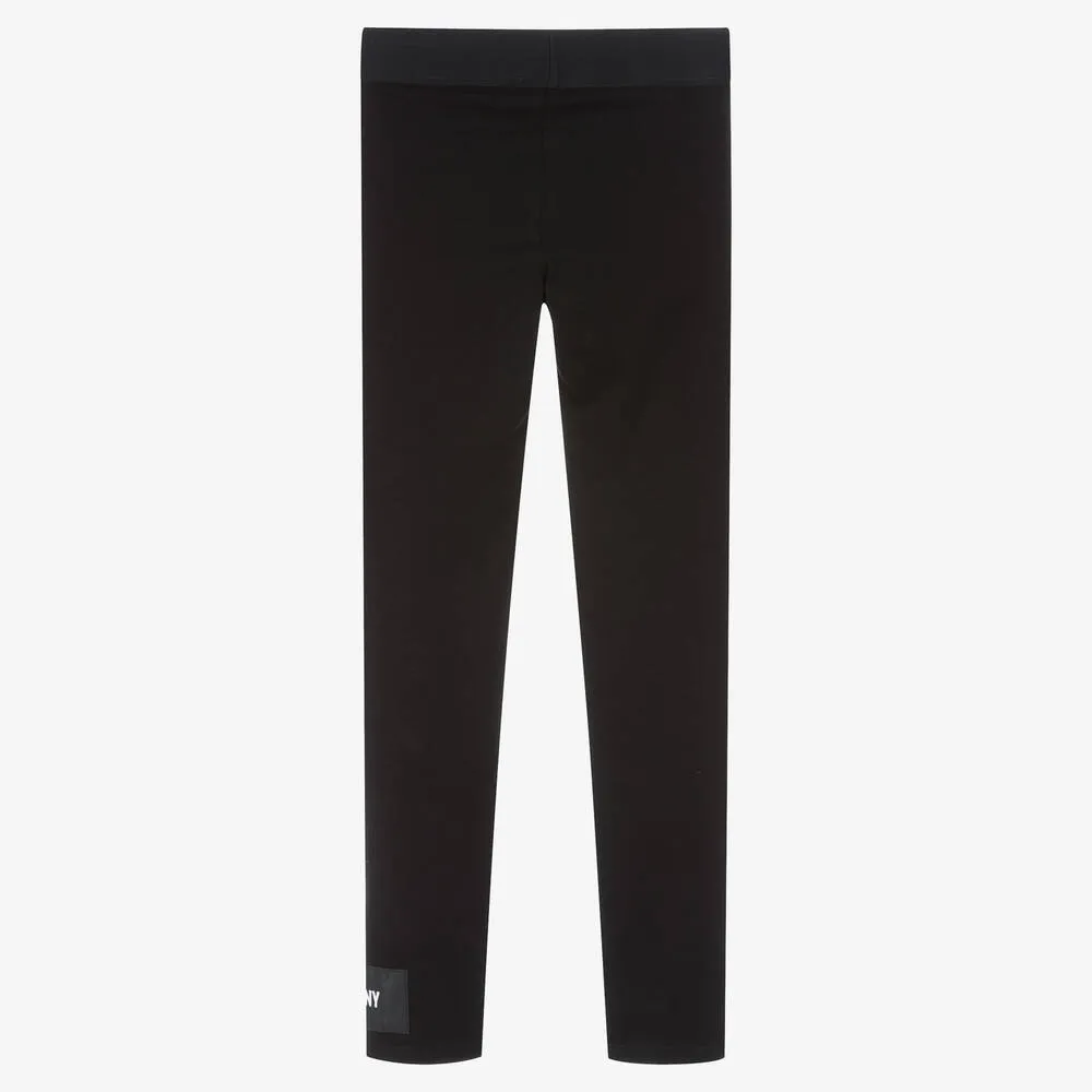 Black Cotton Leggings for Teen Girls