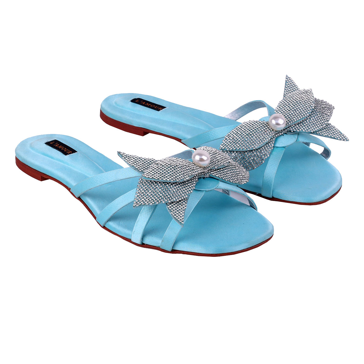 Teena - Light Blue Ballet Flats