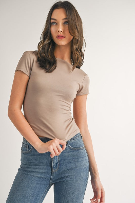 The Open Back Tee - Soft and Stylish Tops for Women