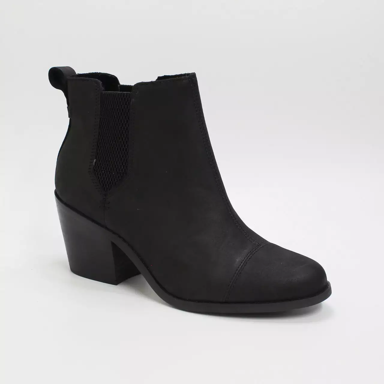 Toms Women's Everly Western Boots - Black Oiled Nubuck