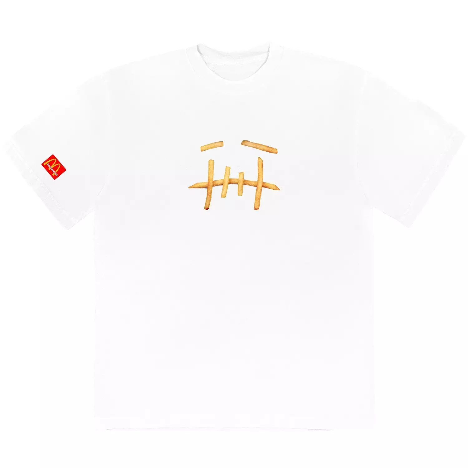 Travis Scott McDonald's Fry T-shirt - White - Buy Now