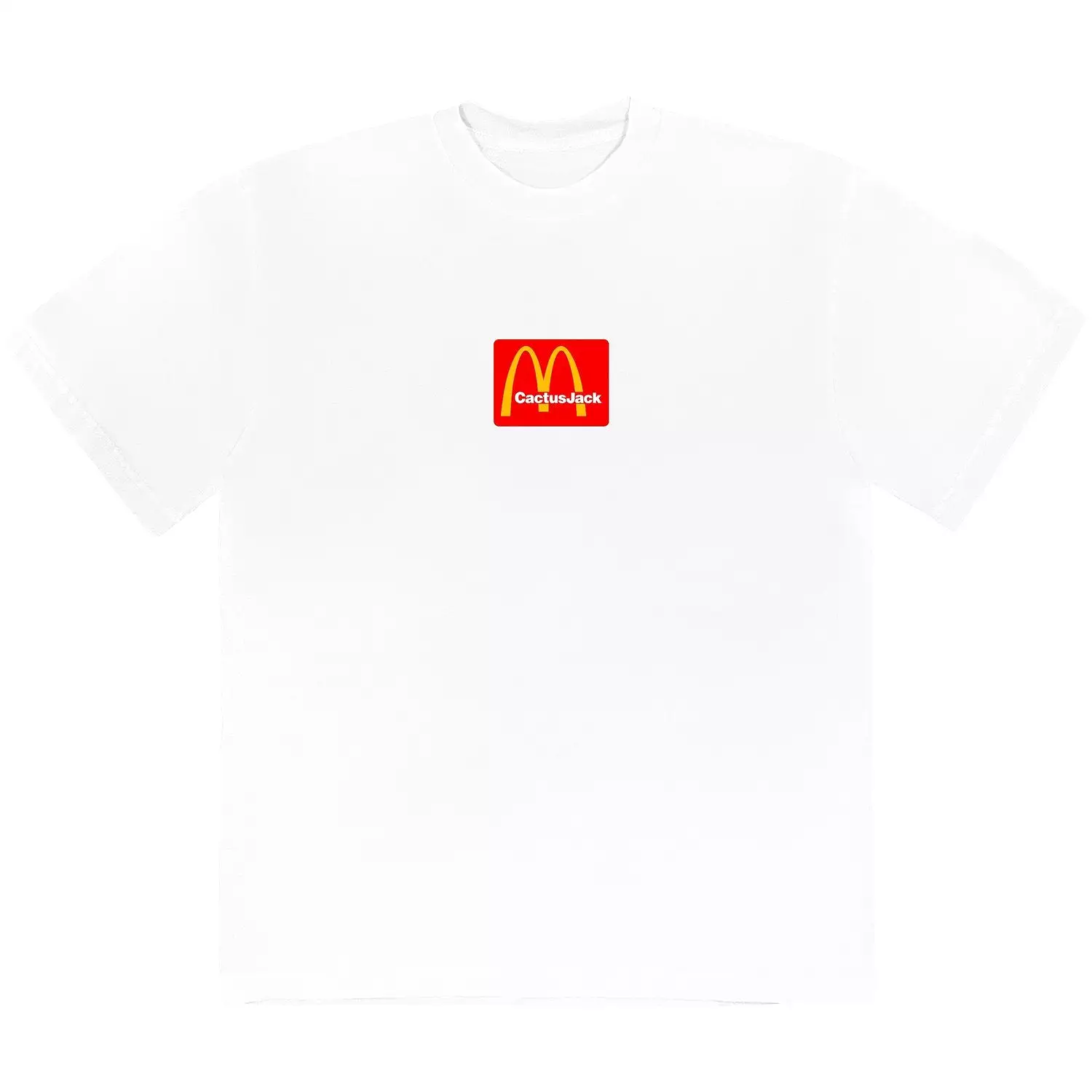 Travis Scott McDonald's sesame t-shirt white