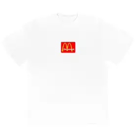 Travis Scott McDonald's sesame t-shirt white