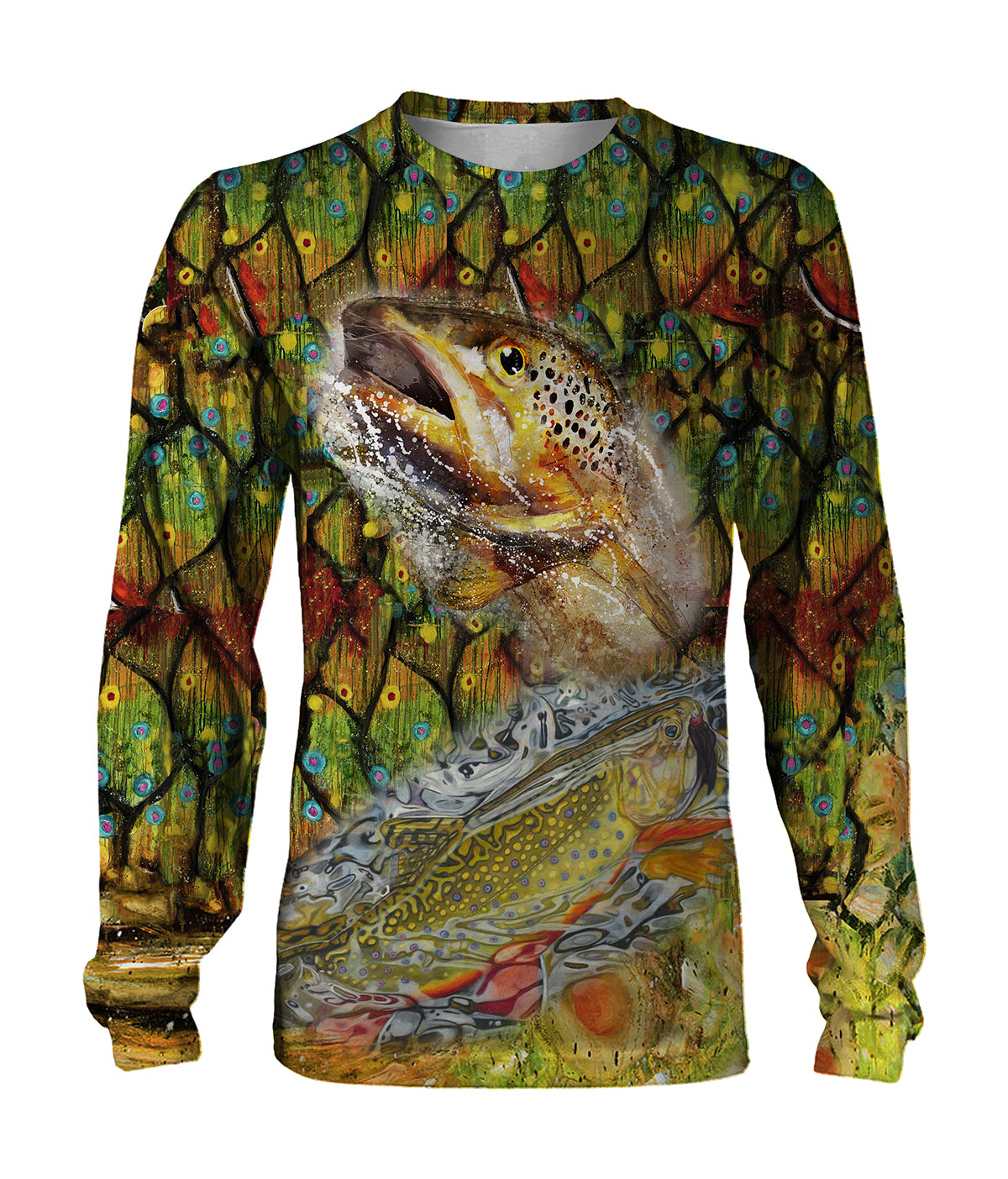 Trout Fishing T-Shirt, Trout Passion, Trout Skin - VEPETR005