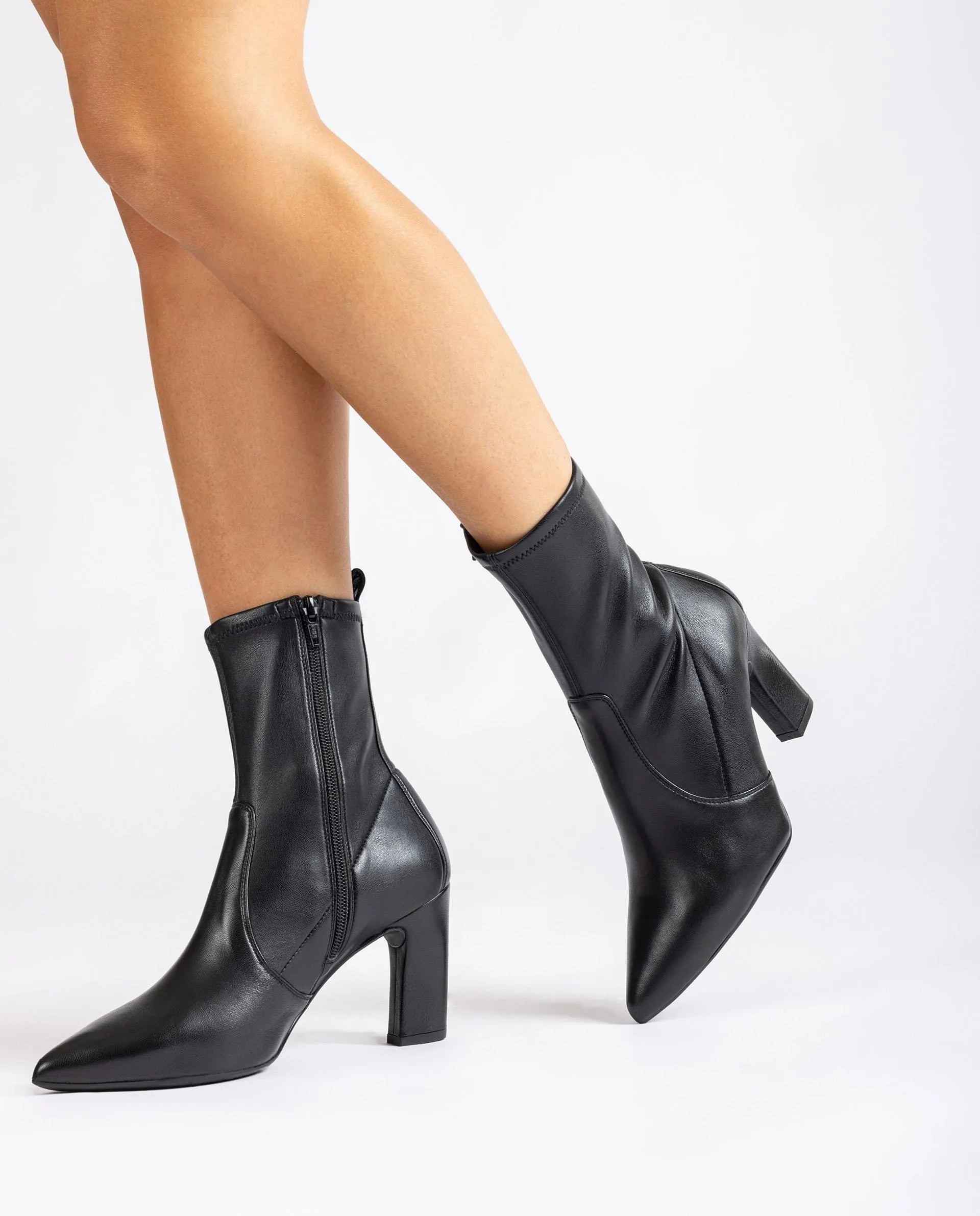 UNISA Tate Ankle Boot - Black Leather