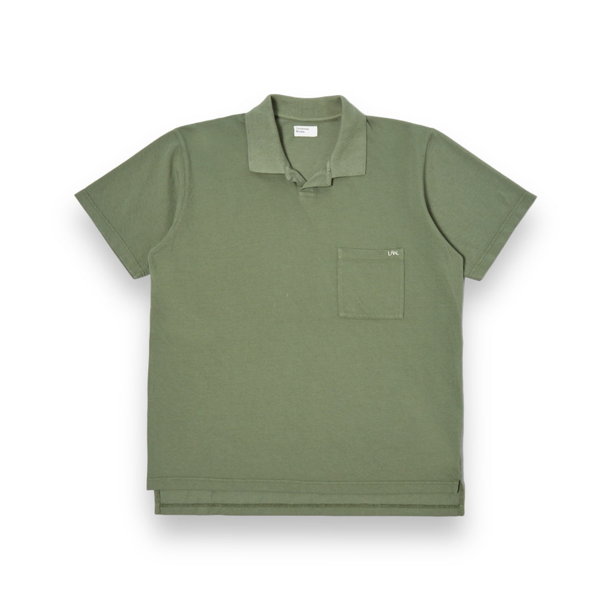 Universal Works Vacation Polo, Pique, 30603, birch.