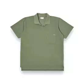 Universal Works Vacation Polo, Pique, 30603, birch.