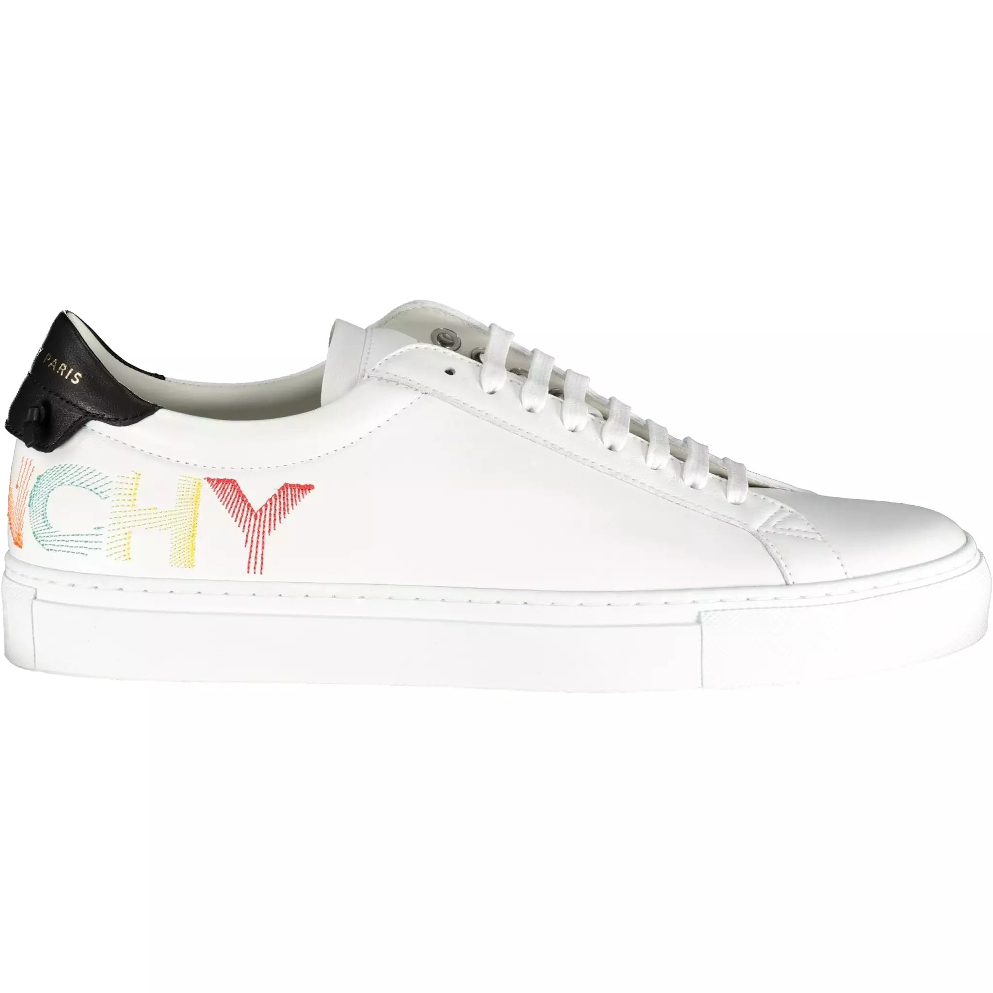 Urban Street Logo-Embroidered Leather Sneakers by GIVENCHY