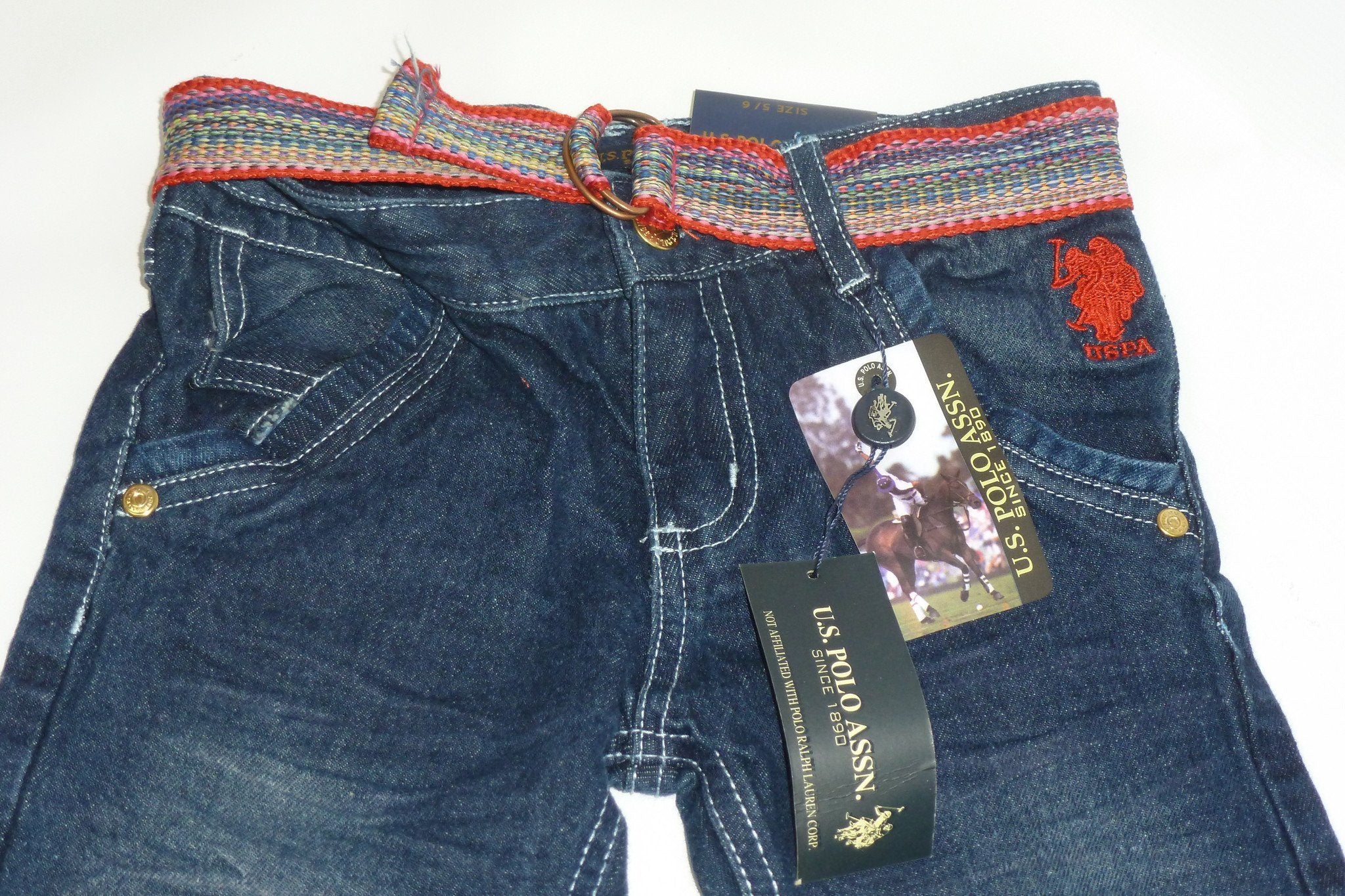 US Polo Kids Jeans Blue